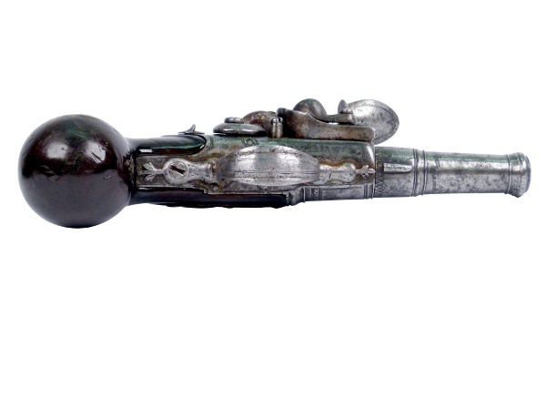 Flintlock Muff Pistols with Turn-Off Barrels - detail 3