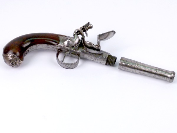 Queen Anne Flintlock Pistol - detail 2