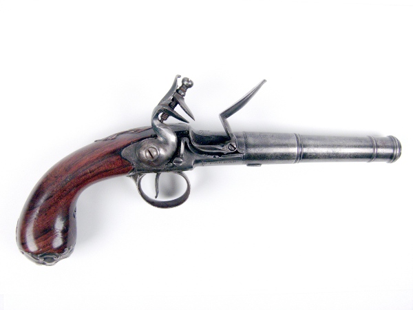 Queen Anne Flintlock Pistol - main view