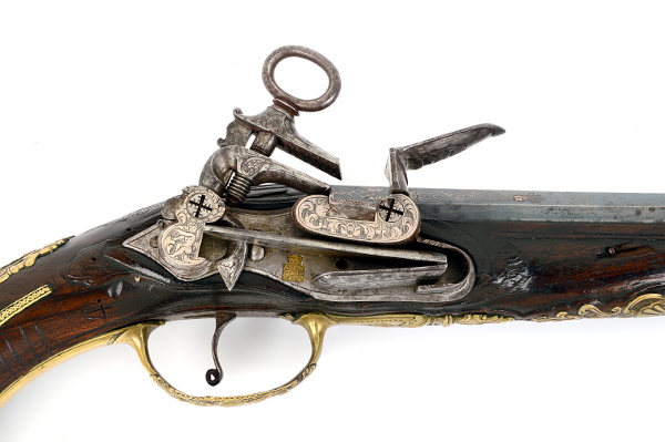 Patilla Style Miquelet Lock Holster Pistol Lock - detail 5