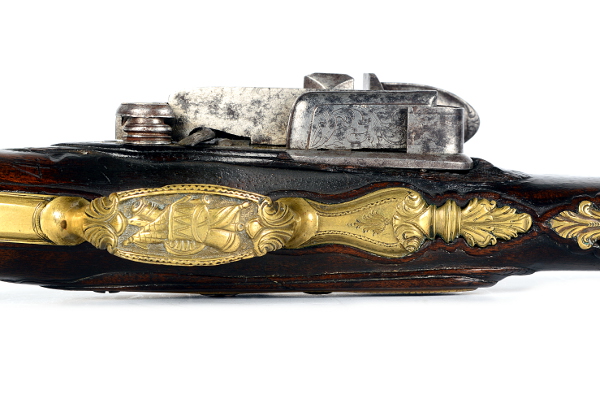 Patilla Style Miquelet Lock Holster Pistol Lock - detail 11