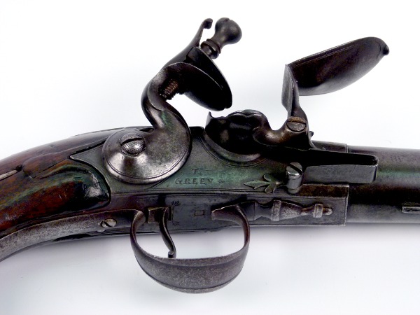 Turn-Off Barrel Flintlock Pistol - detail 6