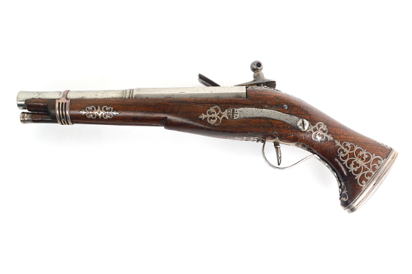 Catalan Style Pistol with Patilla Style Miquelet Lock, c1710 - detail 2