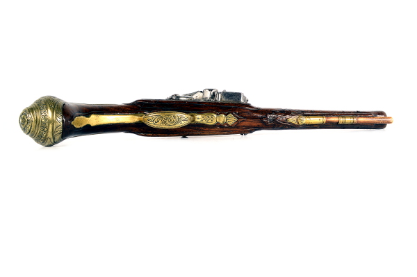 Madrid Style, Miquelet Lock, Holster Pistol Barrel - detail 4