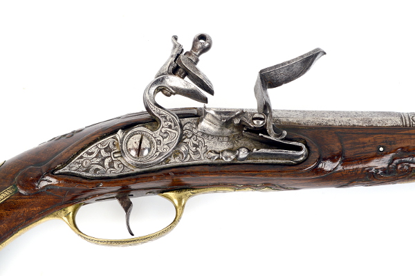 Madrid Style, Miquelet Lock, Holster Pistol Barrel - detail 5