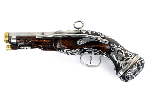 Belt Pistol with Patilla Style Miquelet Lock, c1690 - detail 2