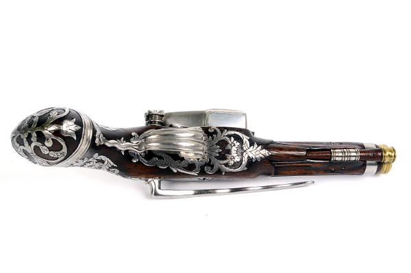 Belt Pistol with Patilla Style Miquelet Lock, c1690 - detail 3