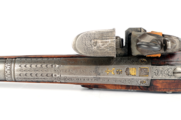 Madrid Style, Miquelet Lock, Holster Pistol - detail 4